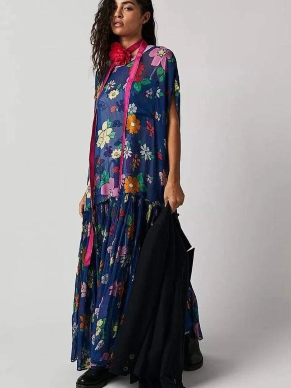FREE PEOPLE MINA FLORAL MAXI DRESS NWT